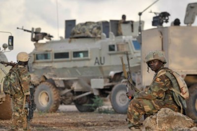Amisom troops in Somalia (file photo).