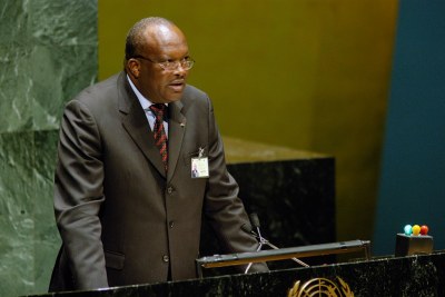 Burkina Faso's President, Roch Marc Christian Kaboré, at the UN.