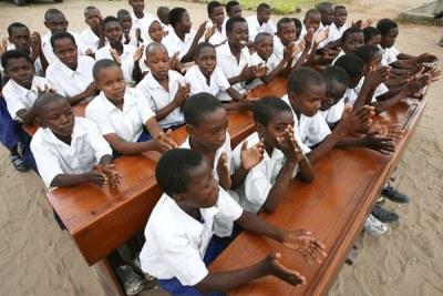 Primary school children at the Sokoine primary school (file photo).
