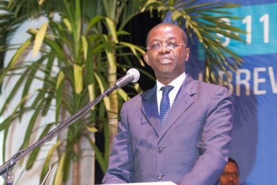 Mr. Séraphin Moundounga, ministre de la Justice et des droits humains, garde des sceaux du Gabon