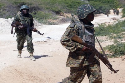 Soldiers in Somalia
