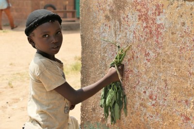 Une petite fille à Bangui, la capitale de la République centrafricaine (RCA)