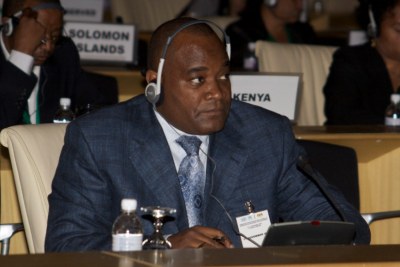 L'ancien ministre congolais André Okombi Salissa, arrêté ce mardi 10 janvier 2017 dans son pays.