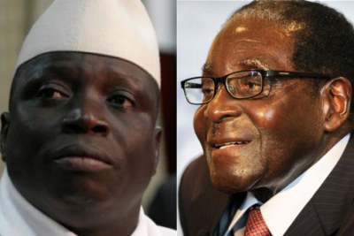 Gambia's Jammeh and Zimbabwe's Mugabe.