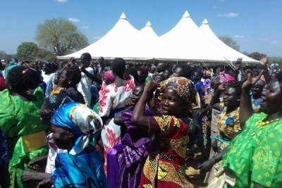 Hundreds of people from different walks of life have this morning gathered at Mucwini Sub-county Kitgum District for 40th anniversary commemoration of Archbishop Janani Luwum.
