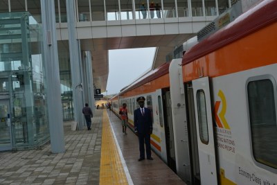Kenya’s first Standard Gauge Rail train will travel between Nairobi and Mombasa.