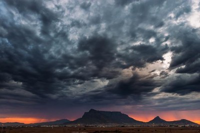 Storm approaches Cape Town (file photo).