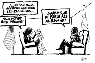 Caricature - Nikki Haley, l'ambassadrice des Etats-Unis aux Nations unies en RDC