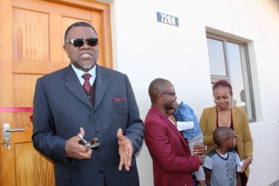 President Hage Geingob’s continuous quest to provide decent and affordable houses for all Namibians is paying off, as he handed over 243 newly completed low-cost houses for occupancy.