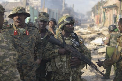 Des troupes de l'Union Africaine en Somalie.