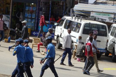 Protestd in Addis Ababa (file photo).