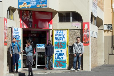 Tastebud Shack, Norlen House, corner of Buitenkant Street and Caledon Street, Cape Town, South Africa. A gatsby is a South African sandwich typically sold as a foot-long sandwich sliced into four or eight pieces (file photo).