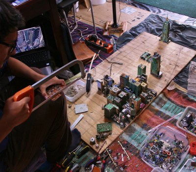 Zimbabwean Teen Builds Model of Midtown Manhattan Using Recycled Computer Parts