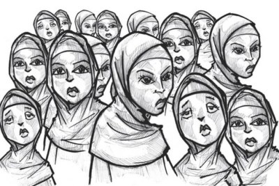 Illustration of the Chibok girls (file photo)