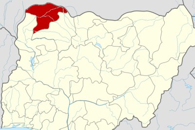 Sokoto state on map