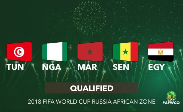 See Africa's Goals at 2018 World Cup