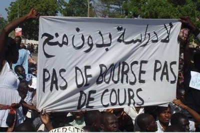 Manifestation contre l'autorité au Tchad.
