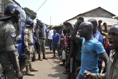 Répression de la manifestation de l’opposition en Guinée