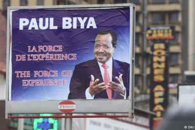 Une affiche électorale au Cameroun. (photo d'archives)
