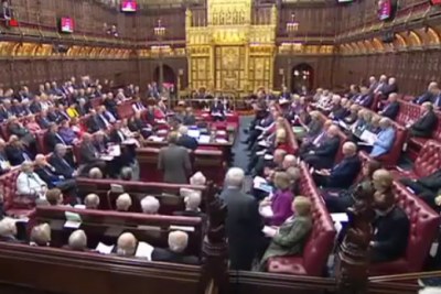 The House of Lords in London, January 21, 2019.