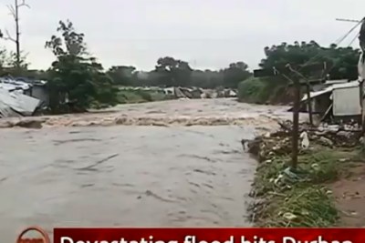 Flooding in Durban.