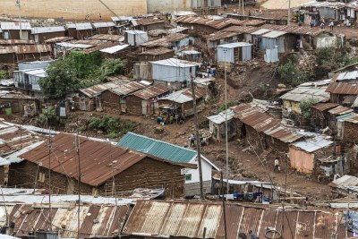 Kibera in Nairobi, Kenya.