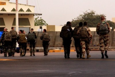 French soldiers in West Africa (file photo).