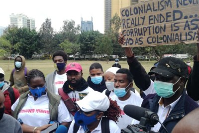 Manifestation d'activistes au Kenya