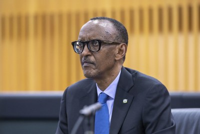 Rwandan President Paul Kagame (file photo).