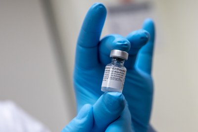 A vial of the Covid-19 vaccine (file photo).