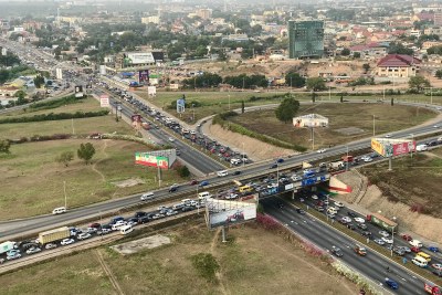 The Tetteh Quarshie Interchange in Accra.
