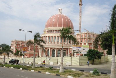The Angolan parliament building in Luanda in 2013.