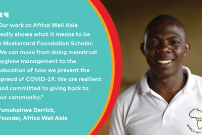Tumuhairwe Derrick, founder, Africa Well Able (AWA)