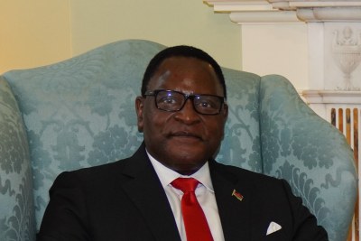 President Lazarus Chakwera (file photo).