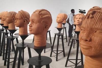 In a new exhibition, a French artist revisits the plight of Chibok Girls.