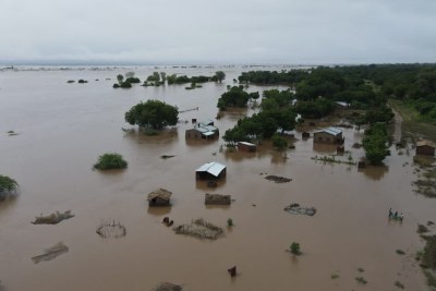 These aerial images have been captured on March 16, 2023, in Nsanje by a Malawi Red Cross drone.