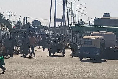 Les rues de Bahir Dar à Amhara après une semaine d'affrontements violents.