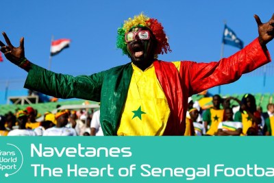 A Senegalese football fan (file photo).