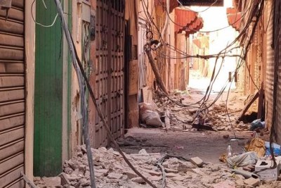 The earthquake with an epicentre in the High Atlas mountains caused devastation in the historic city of Marrakech, Morocco.