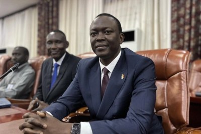 L'opposant tchadien Succès Masra à Kinshasa le 31 octobre 2023.