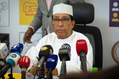 Tchad, le 27 février 2024: Ahmed Barticheret, président de l'Agence nationale de gestion des élections (Ange) a proposé la date du 6 mai prochain pour la tenue du premier tour de la présidentielle.