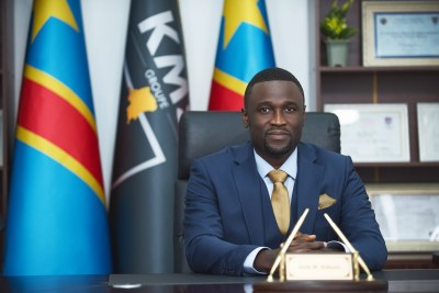 Seth Kikuni, 37 ans, est le plus jeune candidat a l’élection présidentielle du 23 décembre 2018 en RDC. Kinshasa, le 6 décembre 2018.